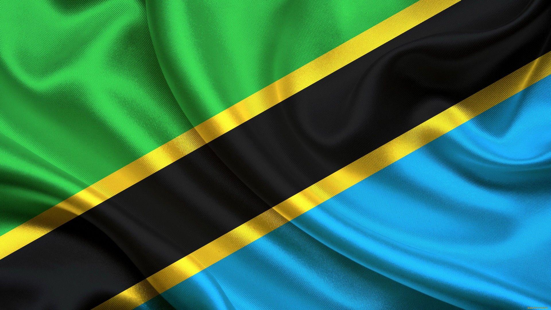 1920x1080 Flag of Tanzania wallpaper. Tanzania flag, Flag, Line art drawings