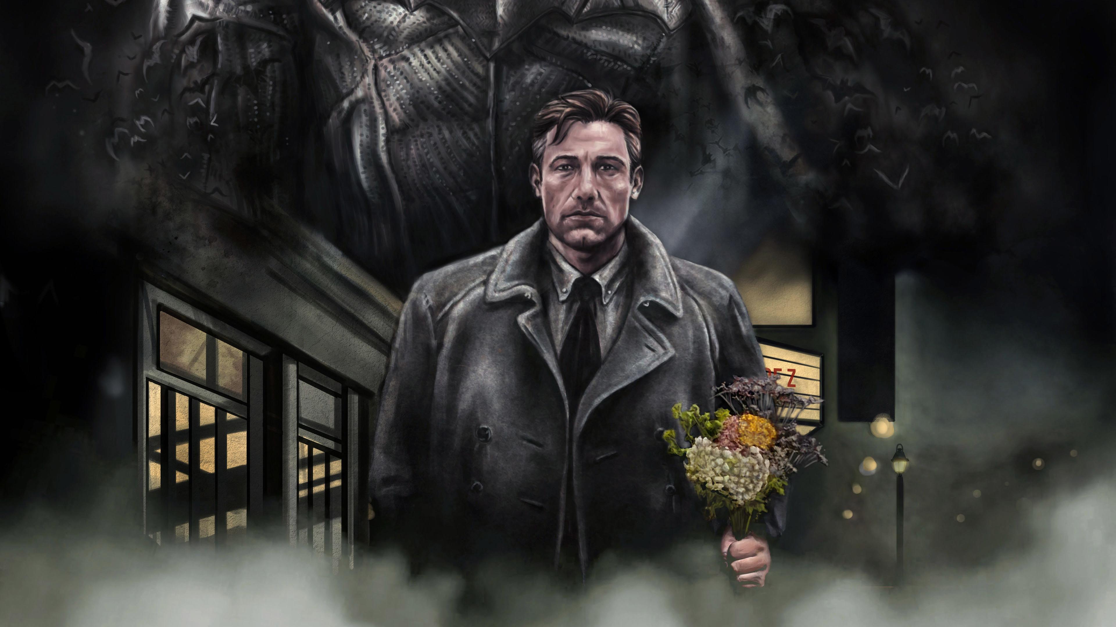 3840x2160 Wallpaper 4k Ben Affleck Batman Artwork Wallpaper