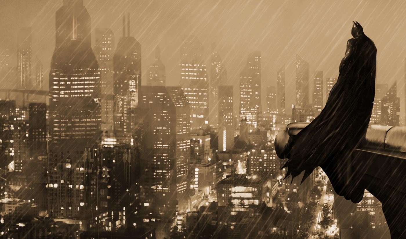 1400x823 Desktop Wallpaper Batman, The Guardian Of Gotham City, Night, HD Image, Picture, Background, Ri2xn7
