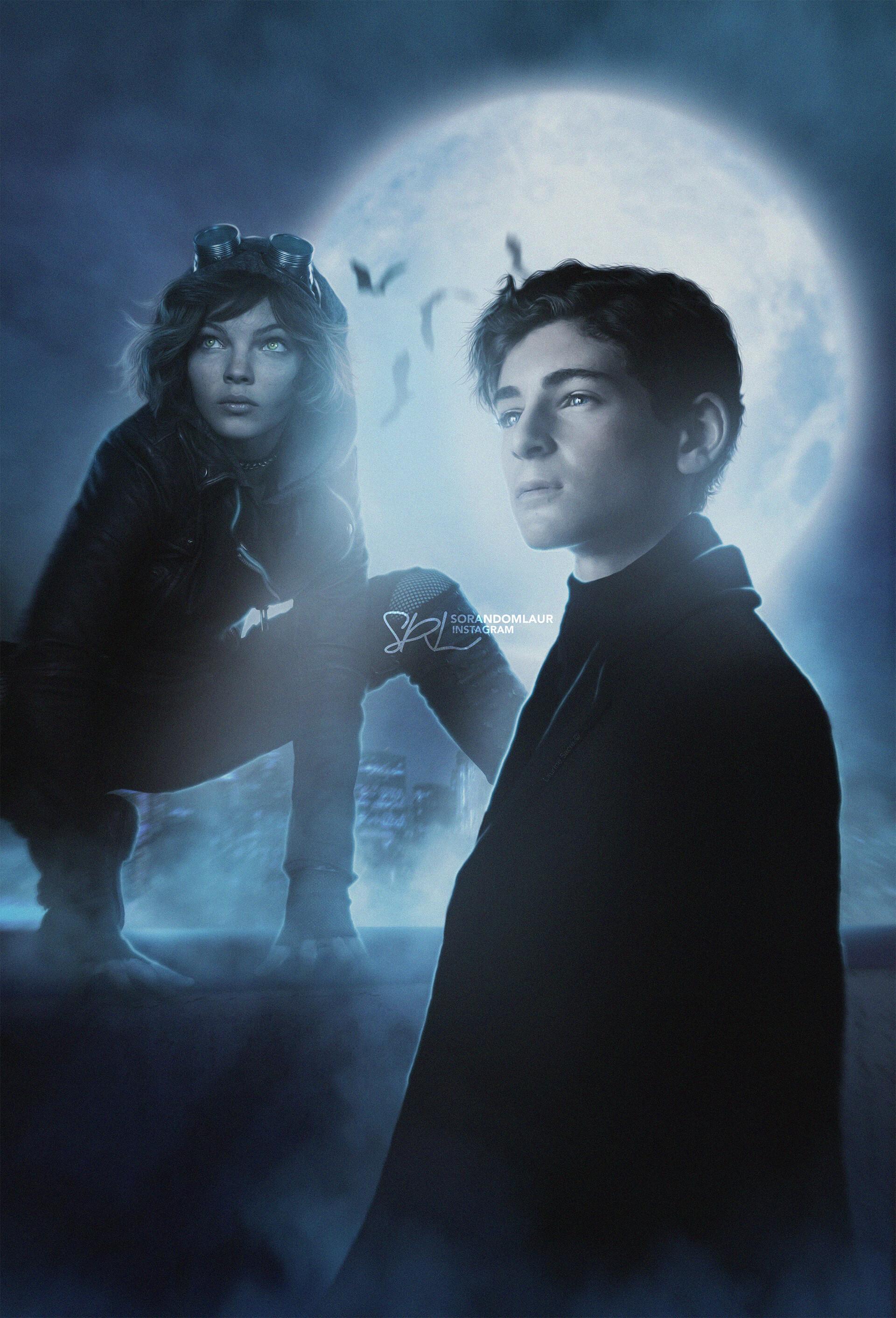 1920x2823 Bruce Wayne & Selina Kyle, Gotham / Fanart, Laurine Sacré