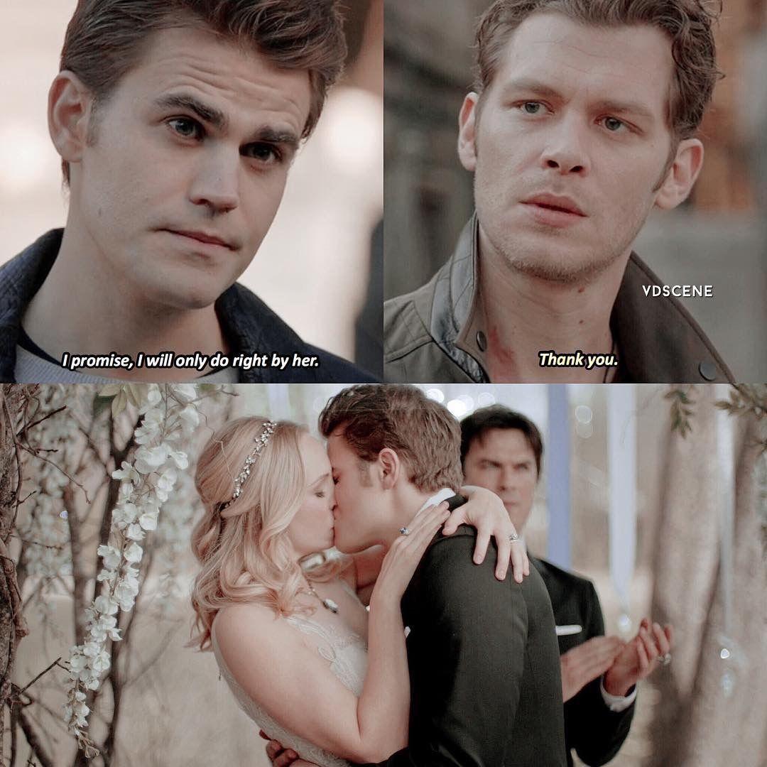 1080x1080 Klaus And Caroline Wallpaper