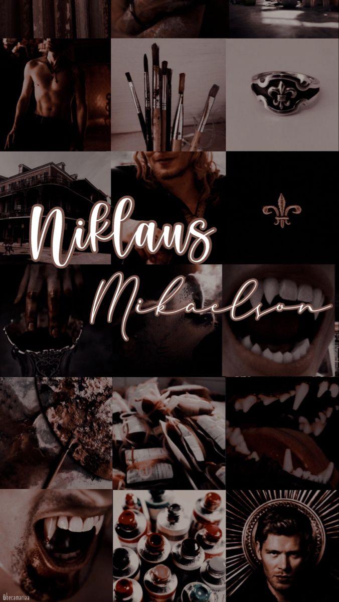 676x1200 Klaus Mikaelson collage wallpaper
