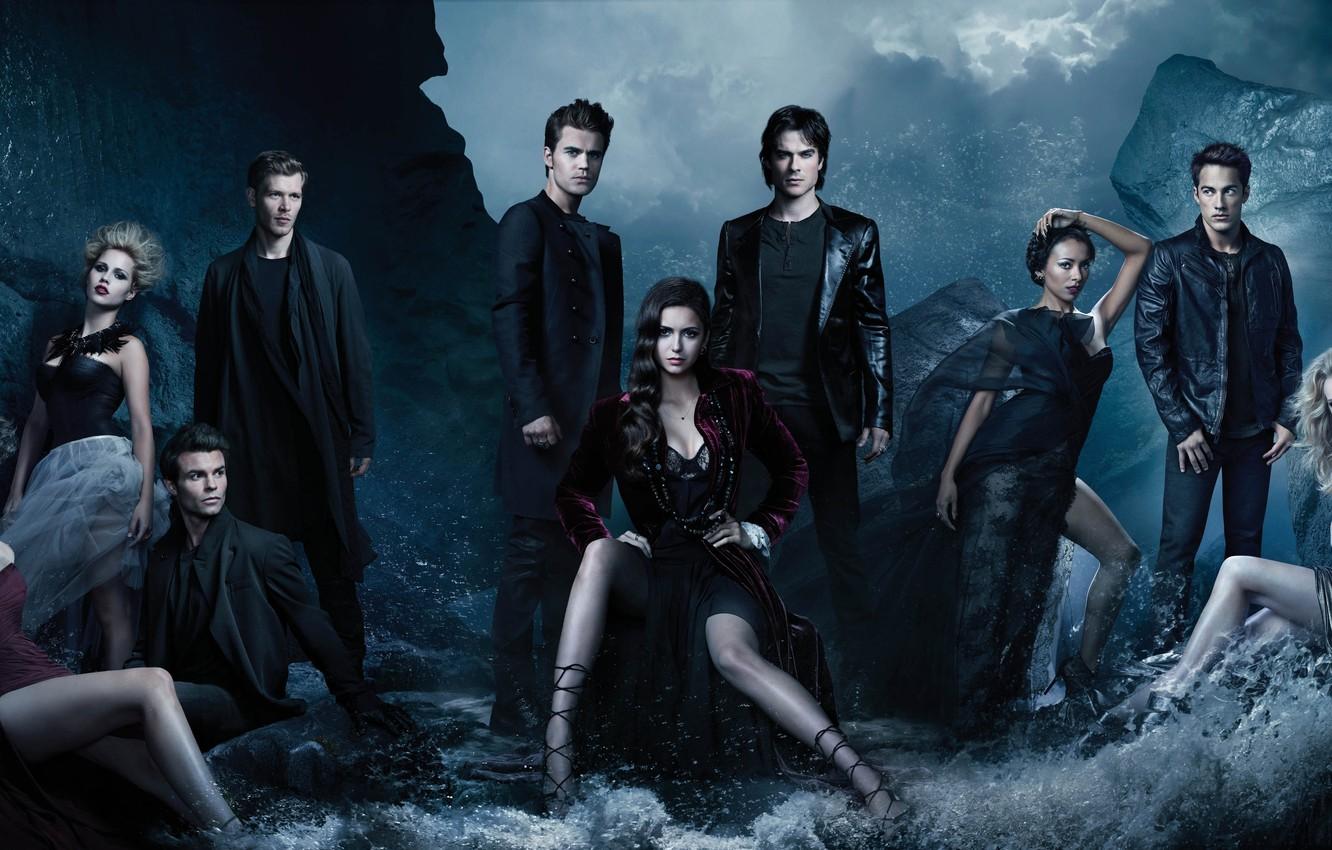 1332x850 Wallpaper the series, Nina Dobrev, The Vampire Diaries, Elena, The vampire diaries, Ian Somerhalder, Damon, Paul Wesley, Michael Trevino, Tyler Lockwood, Stefan Salvatore, Joseph Morgan, Klaus, Caroline Forbes, Candice Accola, 4 season