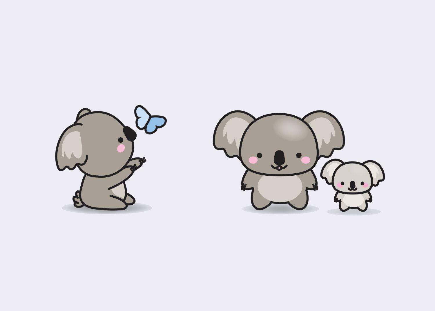 1500x1073 Cute Koalas Drawings Clipart