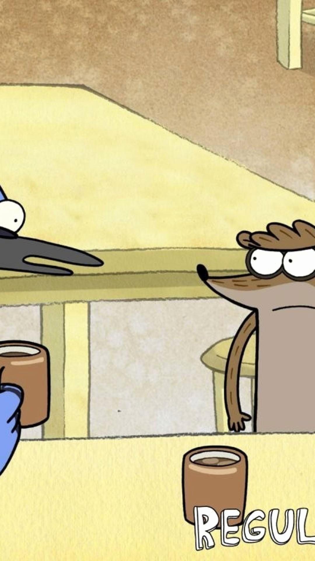 1080x1920 Regular Show Mordecai Wallpaper