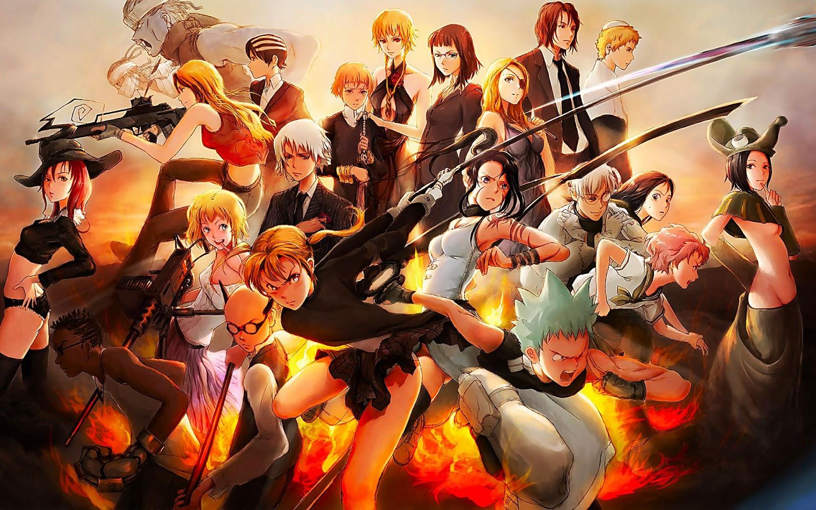 1600x1000 hd wallpaper: Soul Eater Characters 0012