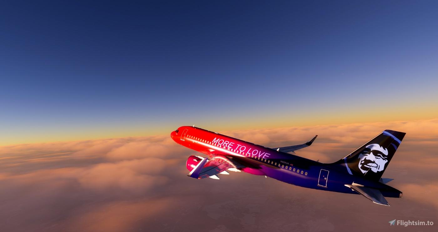 1400x744 Alaska Airlines MORE TO LOVE Microsoft Flight Simulator