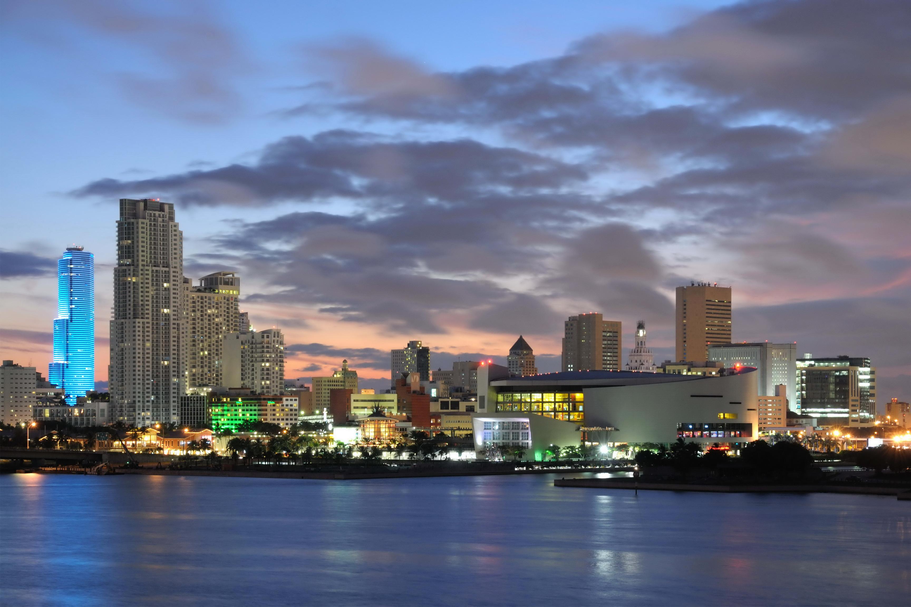3456x2304 Desktop Wallpaper Miami USA Coast Cities 3456x2304