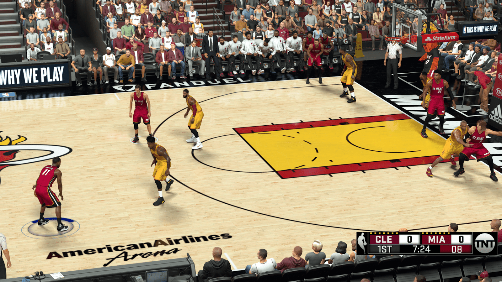 1600x900 Manni Live│2K Patches: Miami Heat American Airlines Arena HD
