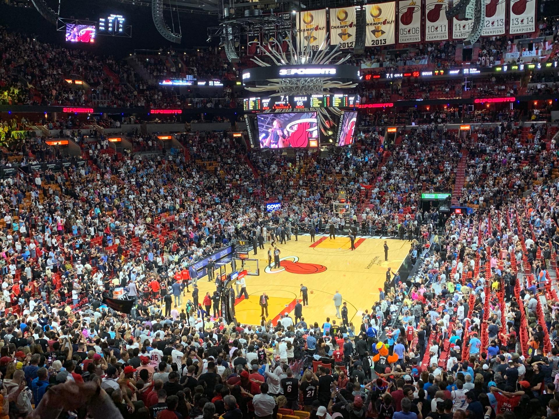 1920x1440 American Airlines Arena section 123 row 35 seat 22 Heat vs Chicago Bulls shared