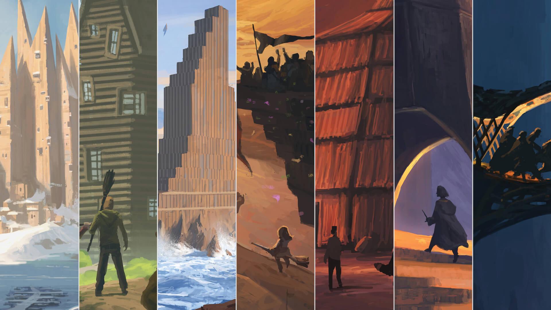 1920x1080 Michele De Lucchi reinterprets Harry Potter book covers as “archetypes of living”