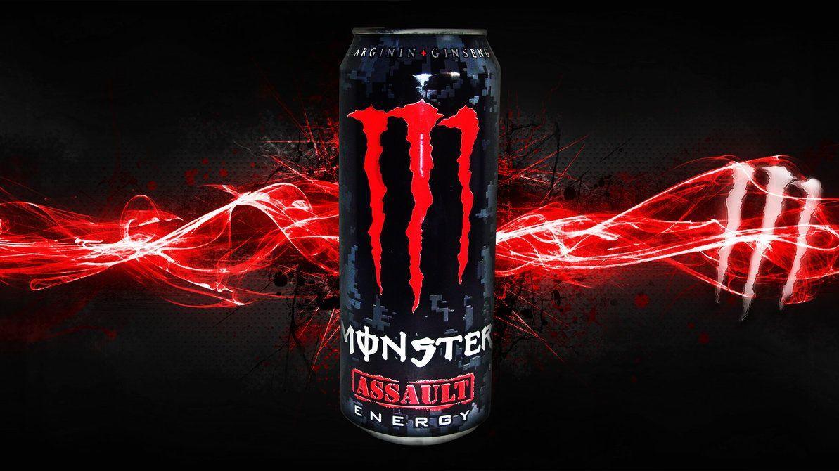 1193x670 Red Monster Logo Wallpaper HD