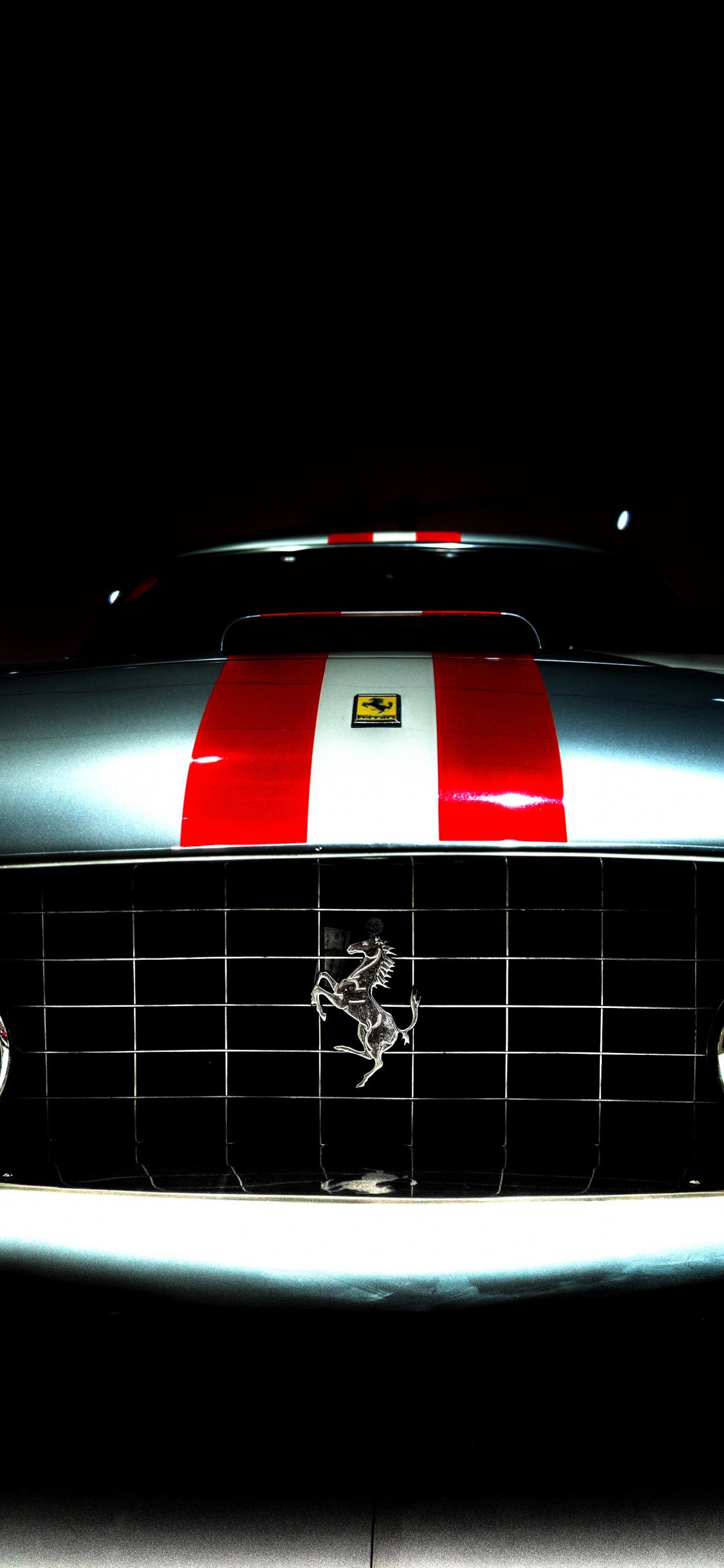 1125x2436 Ferrari, front, classic car wallpaper, 5999x HD image, picture, 382ddb4b