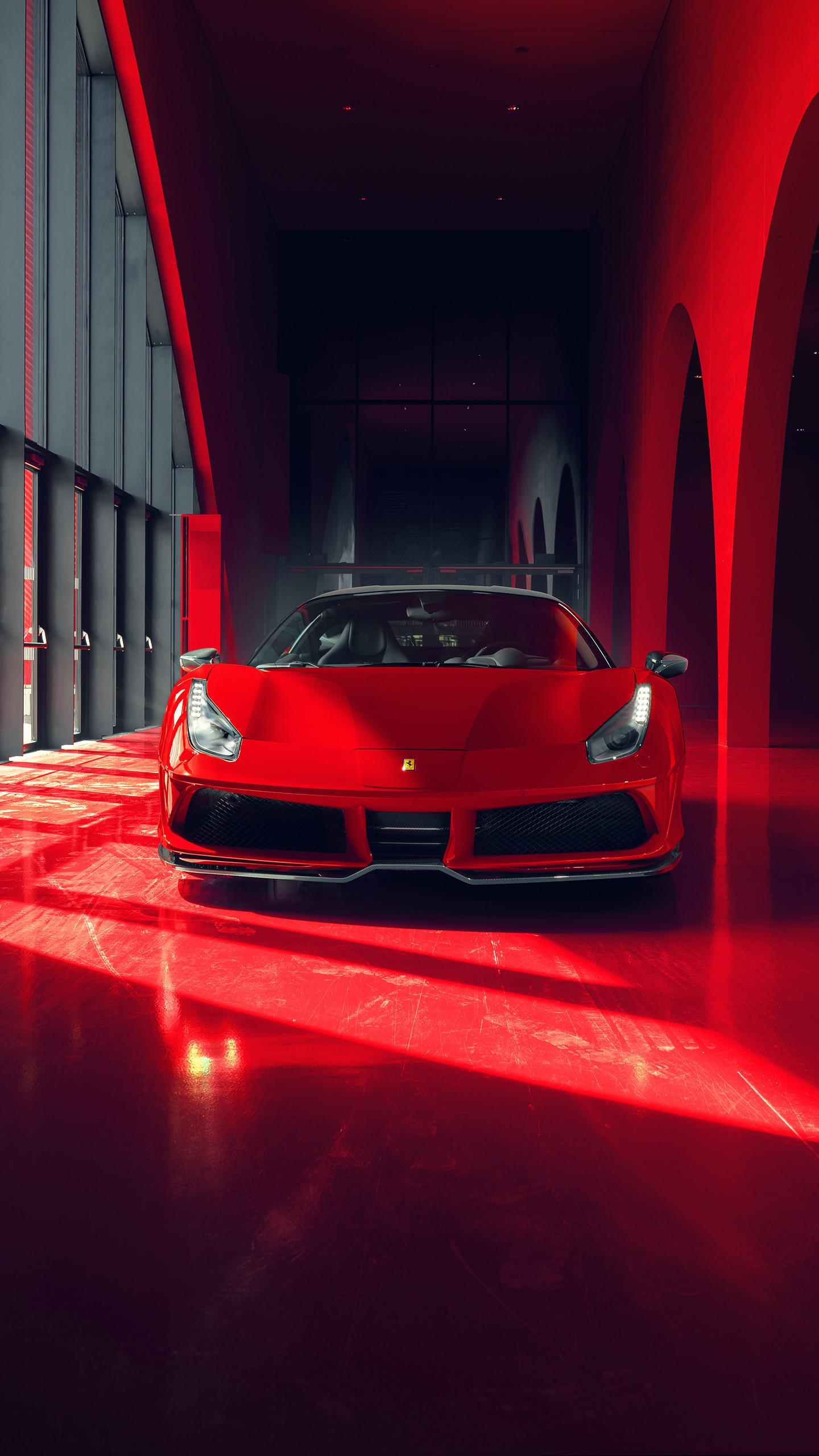 1440x2560 Pogea Racing FPlus Corsa Ferrari 488 GTB Wallpaper