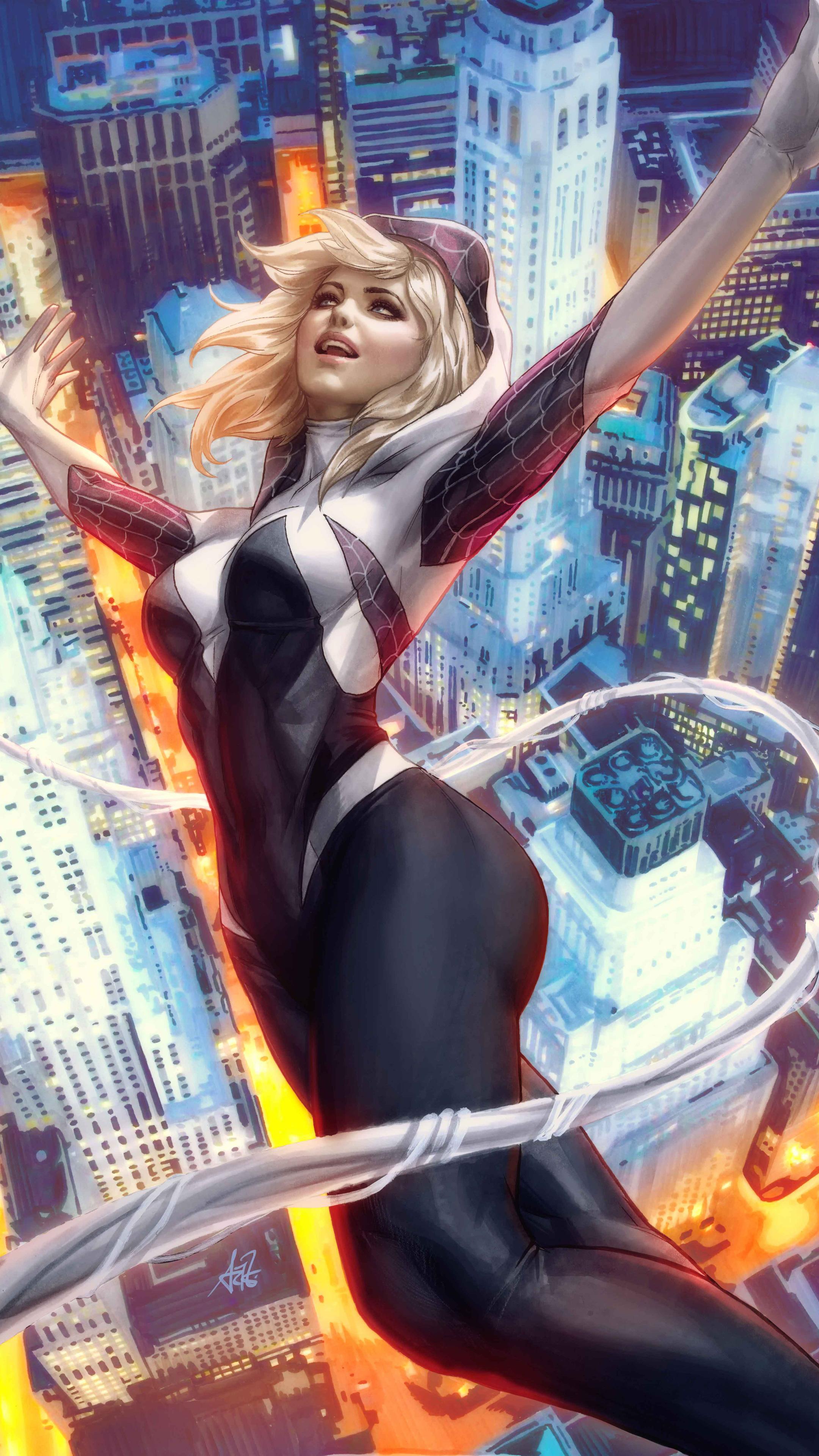 2160x3840 Gwen Stacy, Spider Gwen, 4K Phone HD Wallpaper, Image, Background, Photo And Picture. Mocah HD Wallpaper