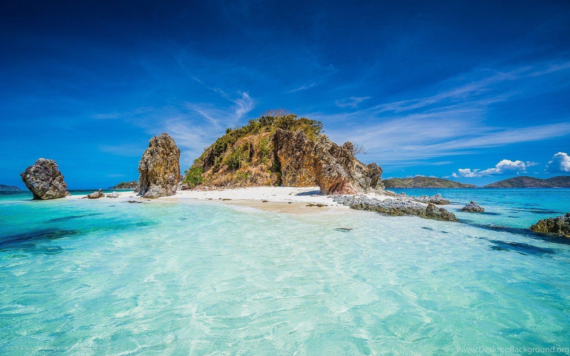1920x1200 Download HD Nature, Landscape, Island, Beach, Philippines