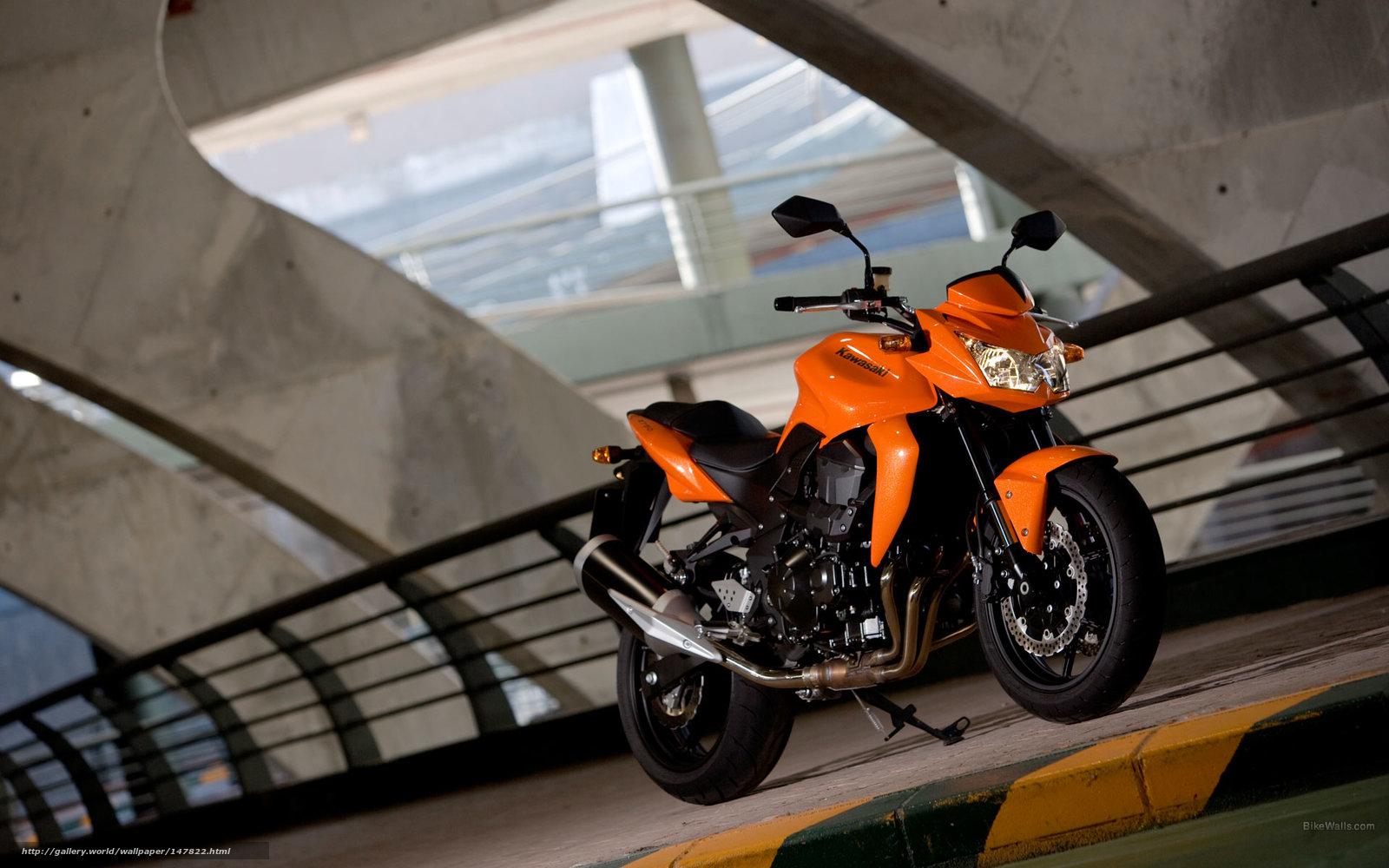 1600x1000 Download wallpaper Kawasaki, Naked, Z Z750 2008 free desktop wallpaper in the resolution 1920x1200