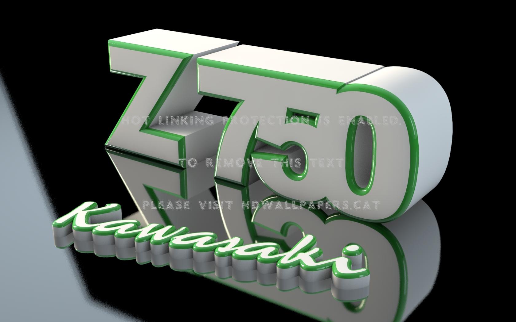 1680x1050 kawasaki z750 logo motorcycles