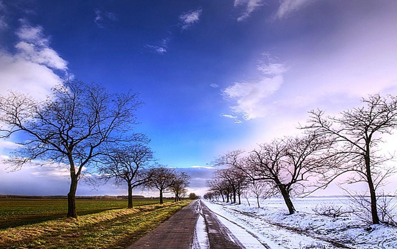 1280x804 Winter Vs Summer Wallpaper