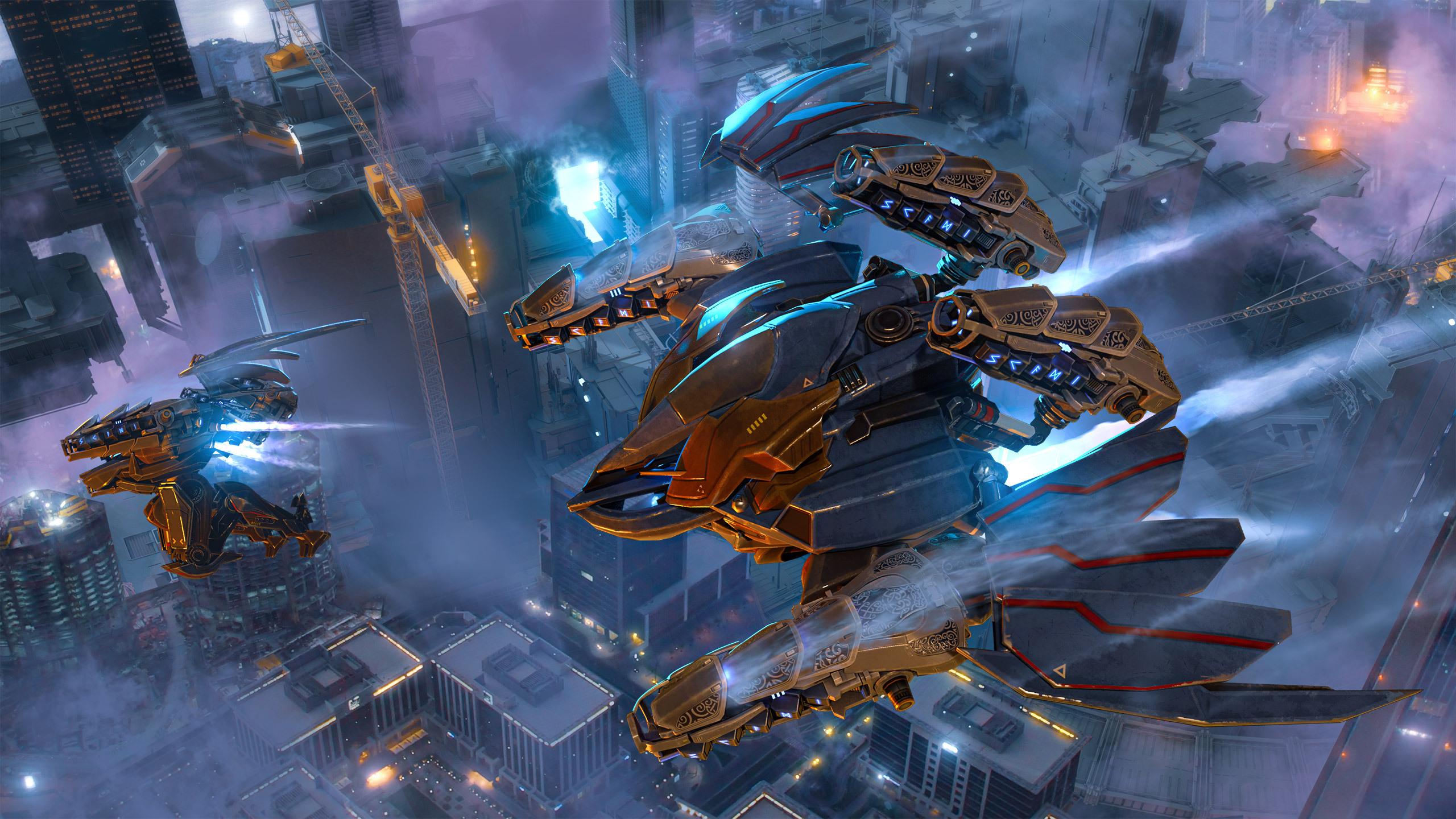 2560x1440 Just sharing this sick looking Fafnir Wallpaper I just found :D