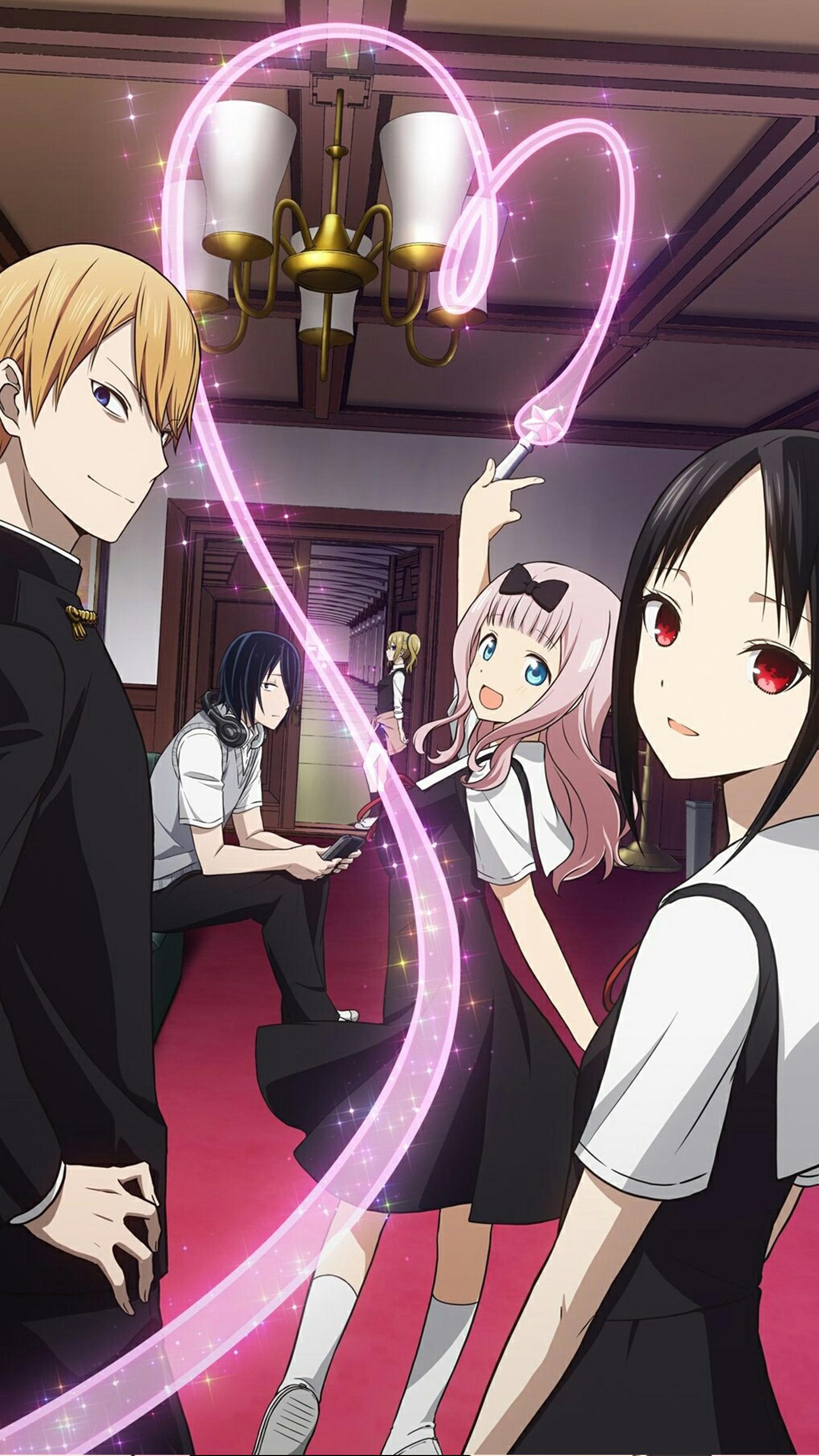 1440x2560 Kaguya Sama Wa Kokurasetai Wallpaper Phone