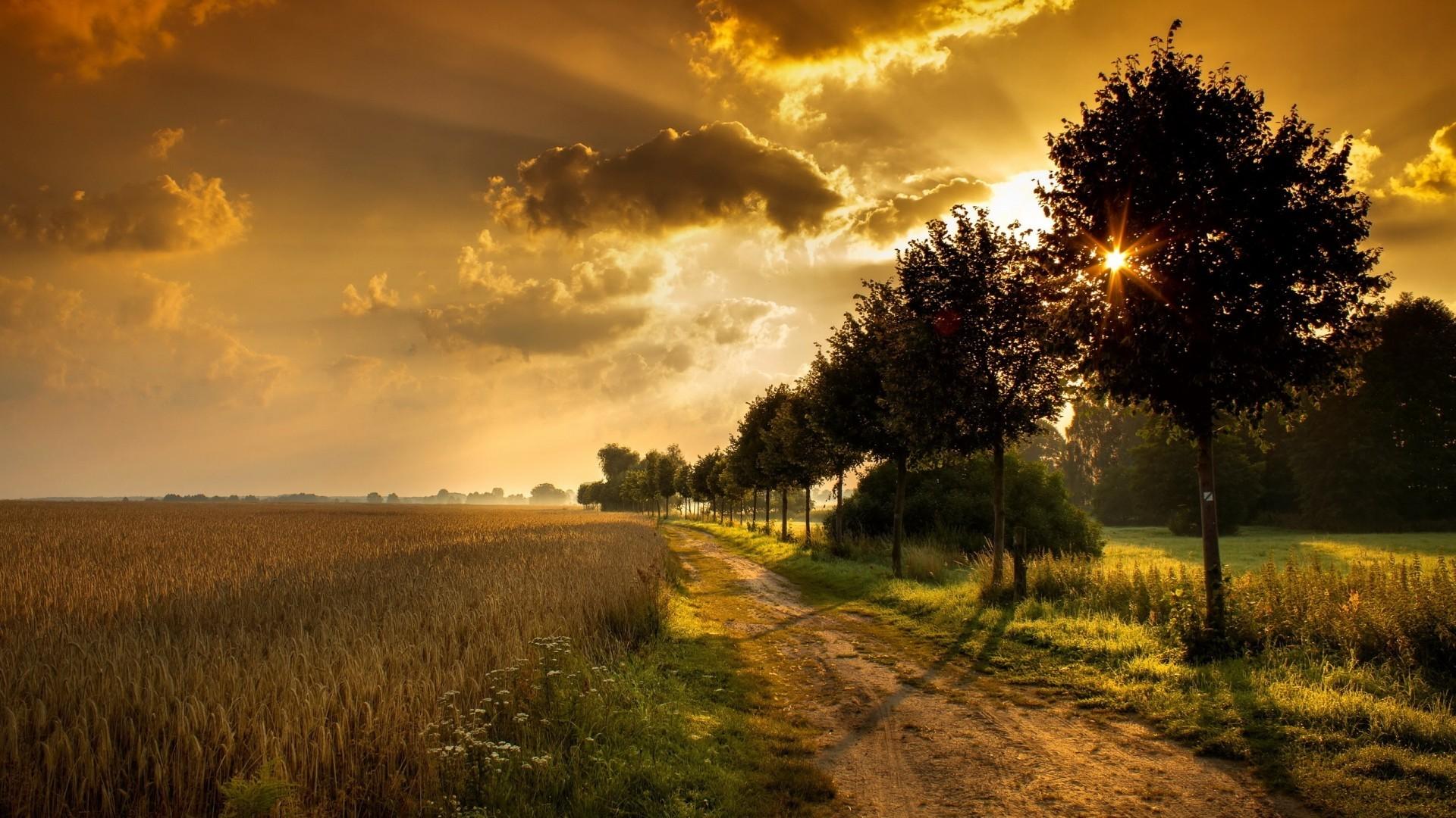 1920x1080 Free download Countryside sunset wallpaper 4170 [1920x1080] for your Desktop, Mobile & Tablet. Explore Beautiful Country Desktop Wallpaper. Beautiful Desktop Wallpaper and Background, Beautiful Background Wallpaper, Free Beautiful Wallpaper
