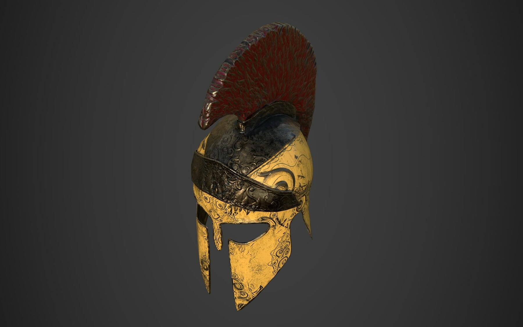1800x1125 Antique spartan helmet the Corinthian type