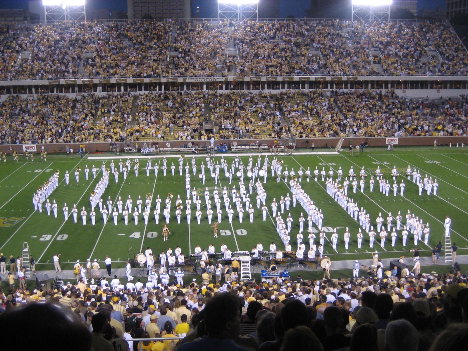 1600x1200 Georgia Tech Yellow Jacket Marching Band