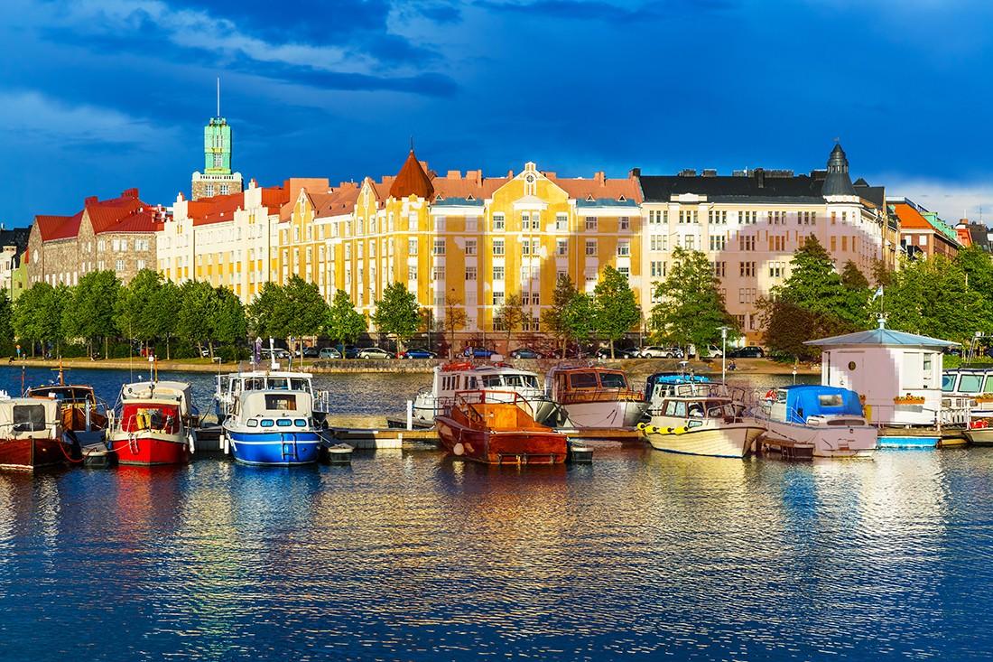 1100x733 Summer Helsinki Finland Nature Mural 23174374