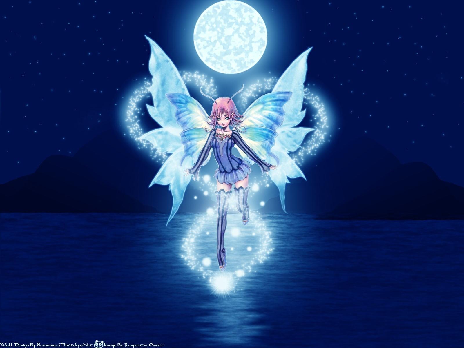1600x1200 Anime Girl Butterfly Wallpaper