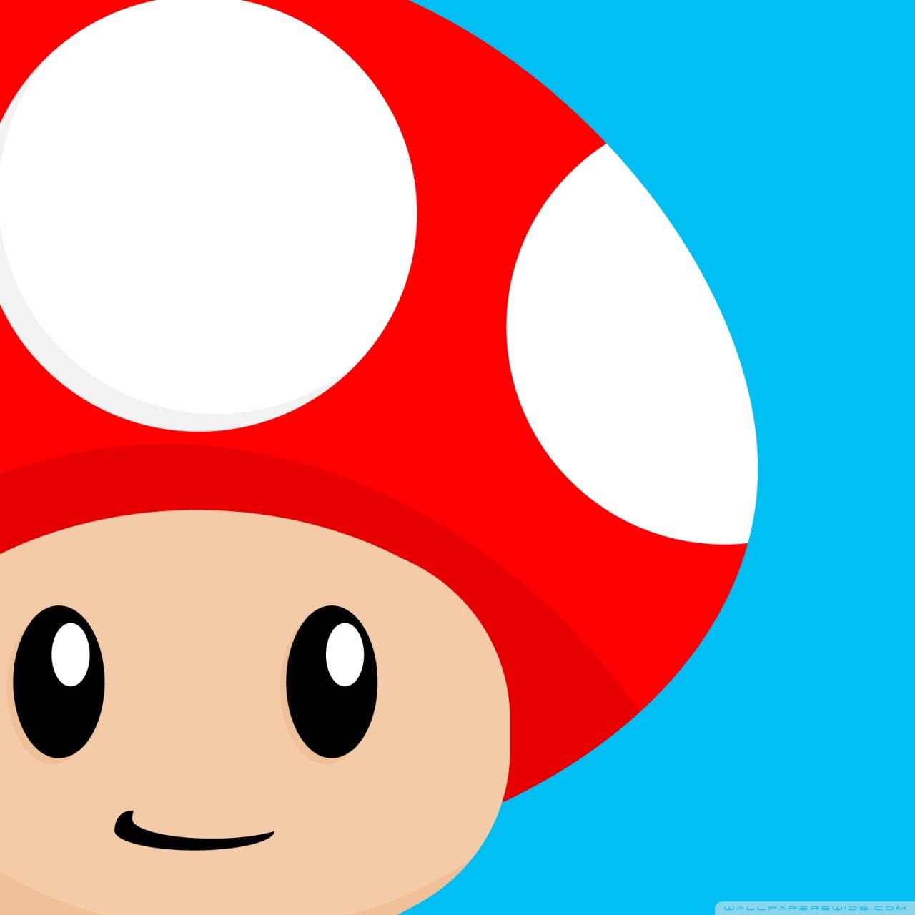 1280x1280 Mario Mushroom Ultra HD Desktop Background Wallpaper for 4K UHD TV : Multi Display, Dual Monitor : Tablet