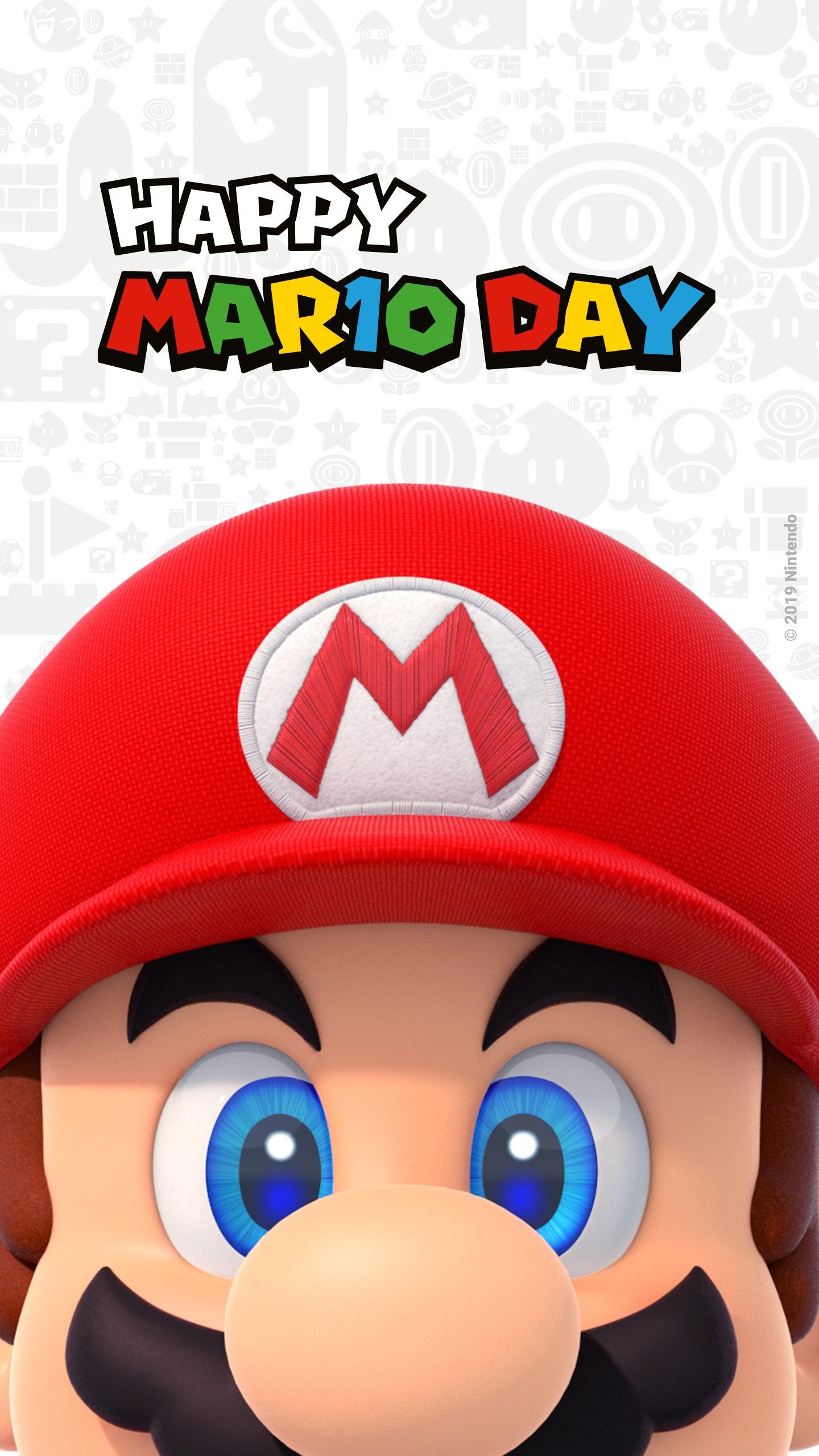 1440x2560 Club Nintendo mario day wallpaper as well as the portrait super mario party wallpaper: Mario