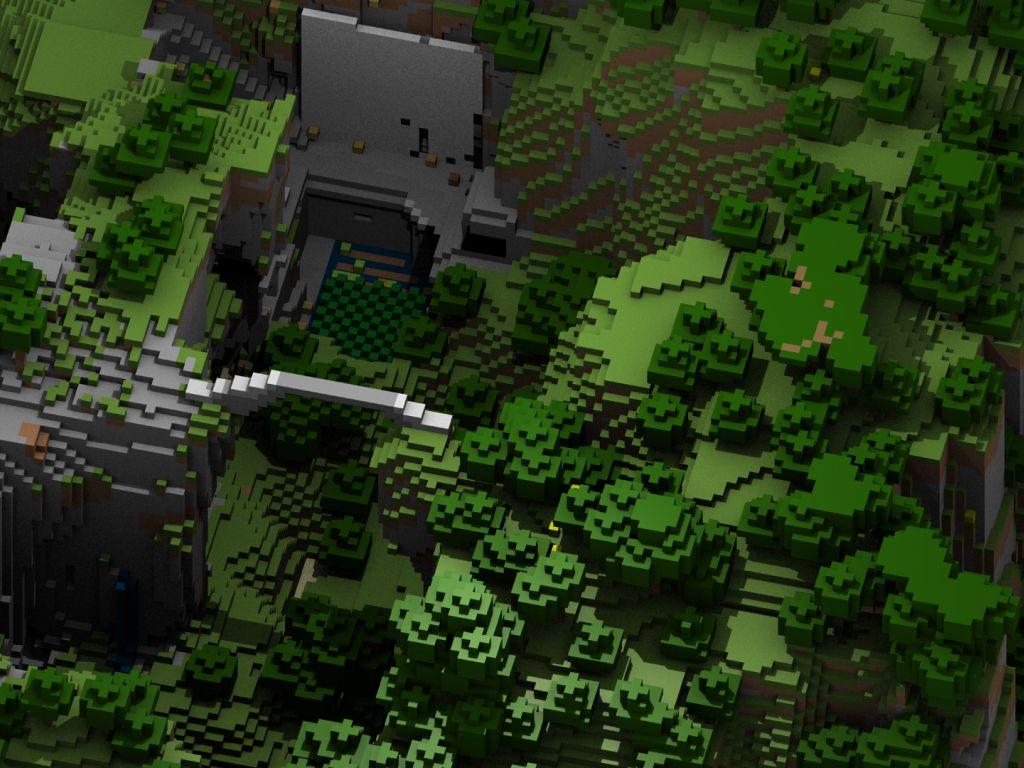 1024x768 of Minecraft 4K wallpaper for your desktop or mobile screen