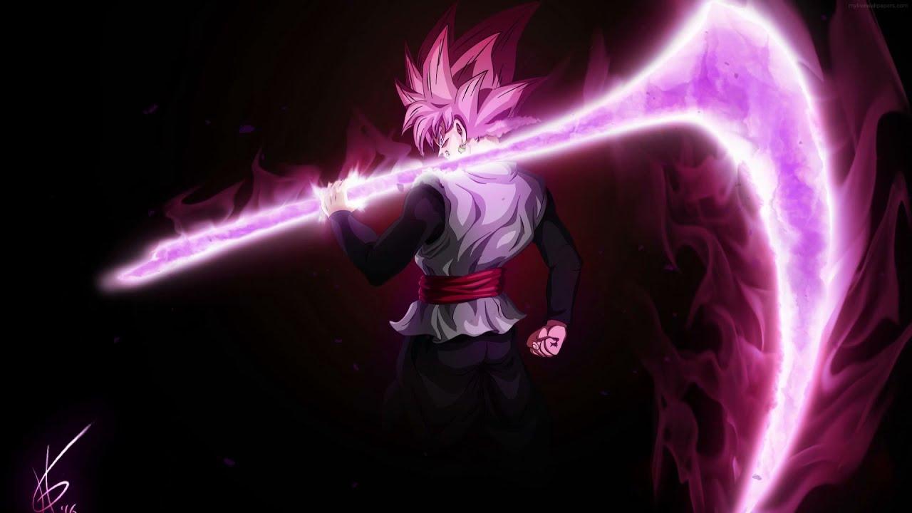 1280x720 GOKU BLACK SUPER SAIYAN ROSE 4K LIVE WALLPAPER
