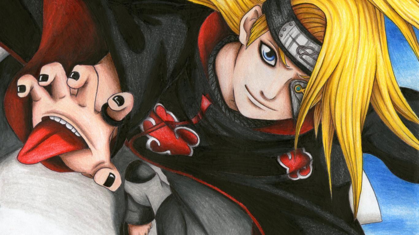 1366x768 Deidara Wallpaper HD. Anime wallpaper download, Friends wallpaper hd, Naruto wallpaper