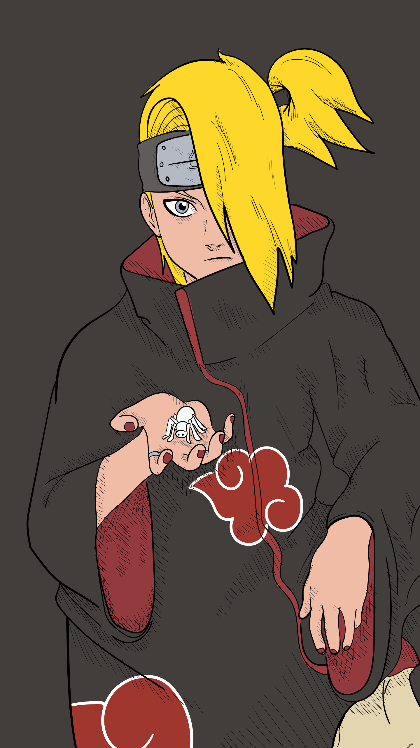 1440x2560 Deidara Mobile HD Wallpaper