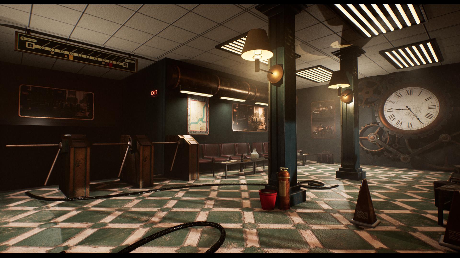 1920x1080 Steampunk Victorian Interior