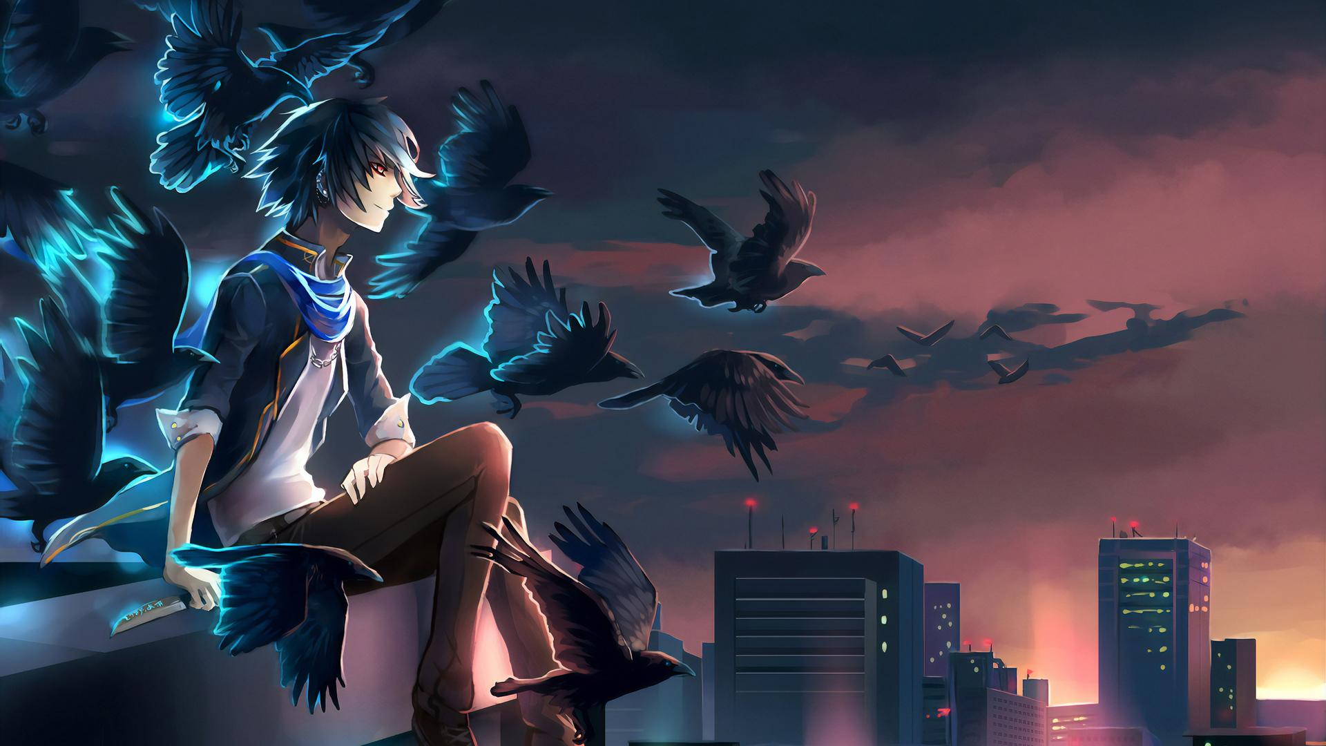 1920x1080 Night Lights Anime Laptop Full HD 1080P HD 4k Wallpaper, Image, Background, Photo and Picture