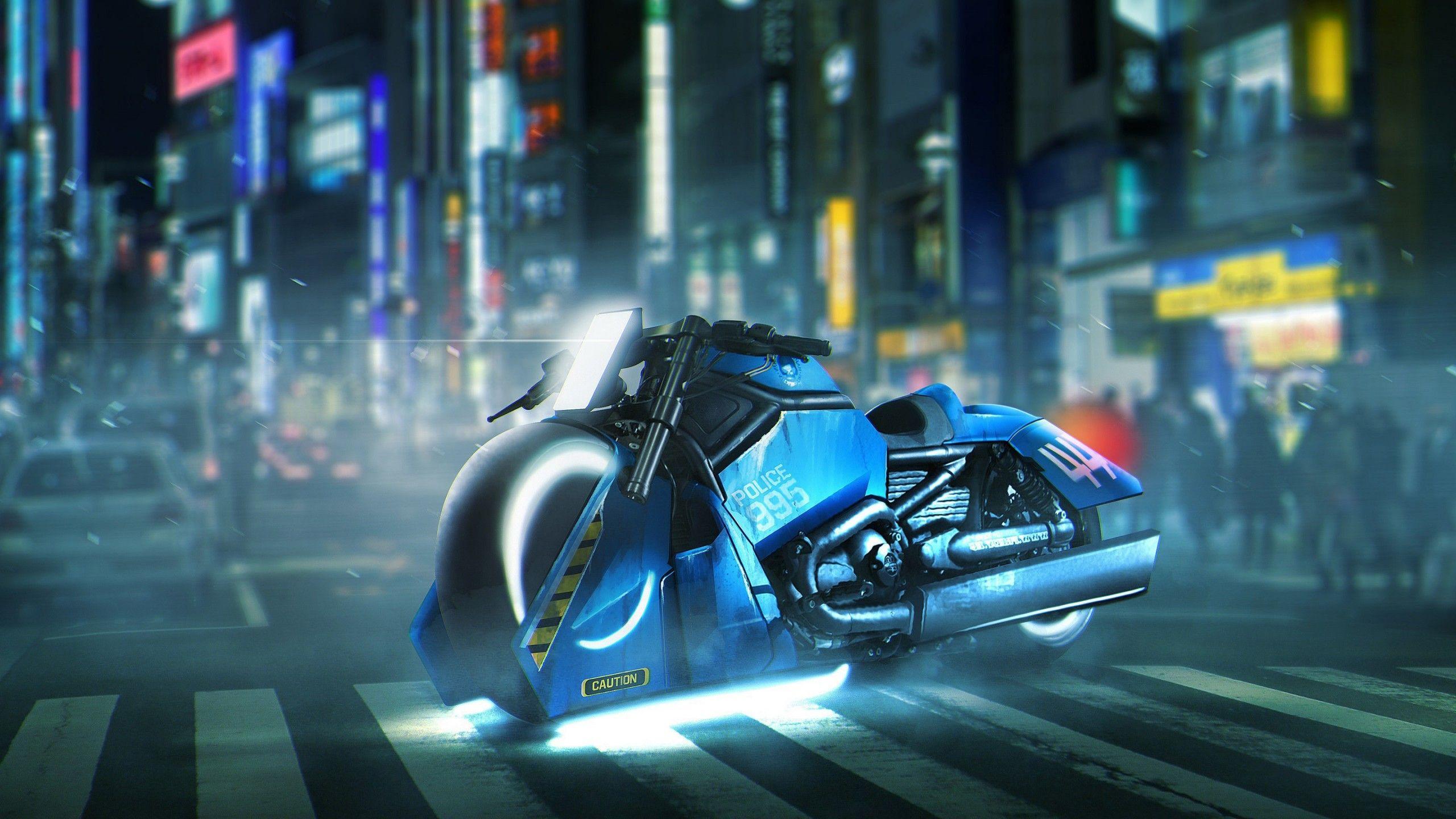 2560x1440 Download Free Blade Runner Harley Davidson HD Wallpaper for Desktop