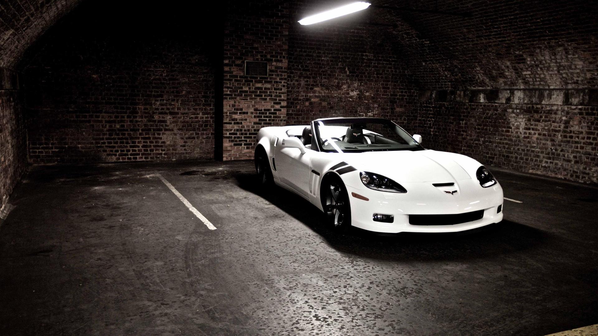 1920x1080 White Corvette Wallpaper Corvette HD Wallpaper