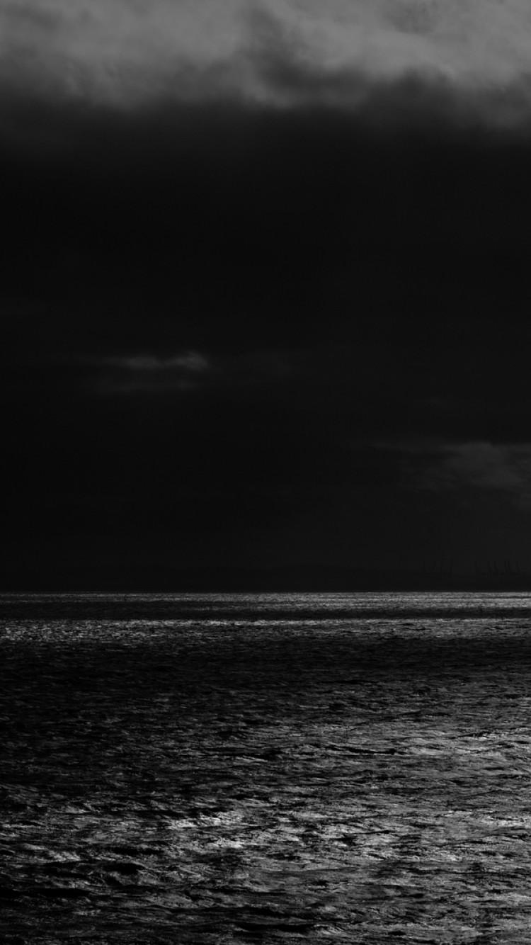 750x1334 dark sea iphone wallpaper
