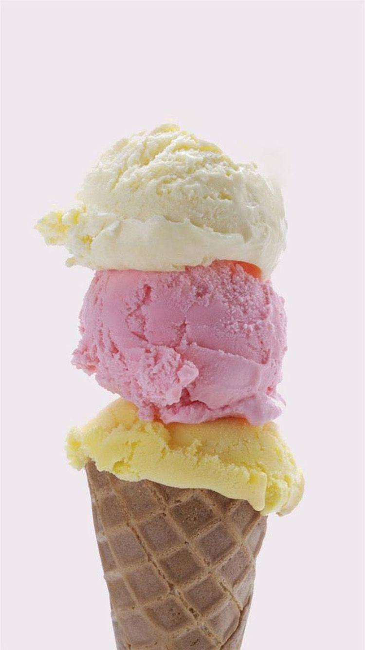 750x1334 TAP AND GET THE FREE APP! Food Multicolored Ice Cream Cold Simple Sweet Delicious HD iPhone 5 Wallpaper. Makanan, Es krim, Makanan dan minuman