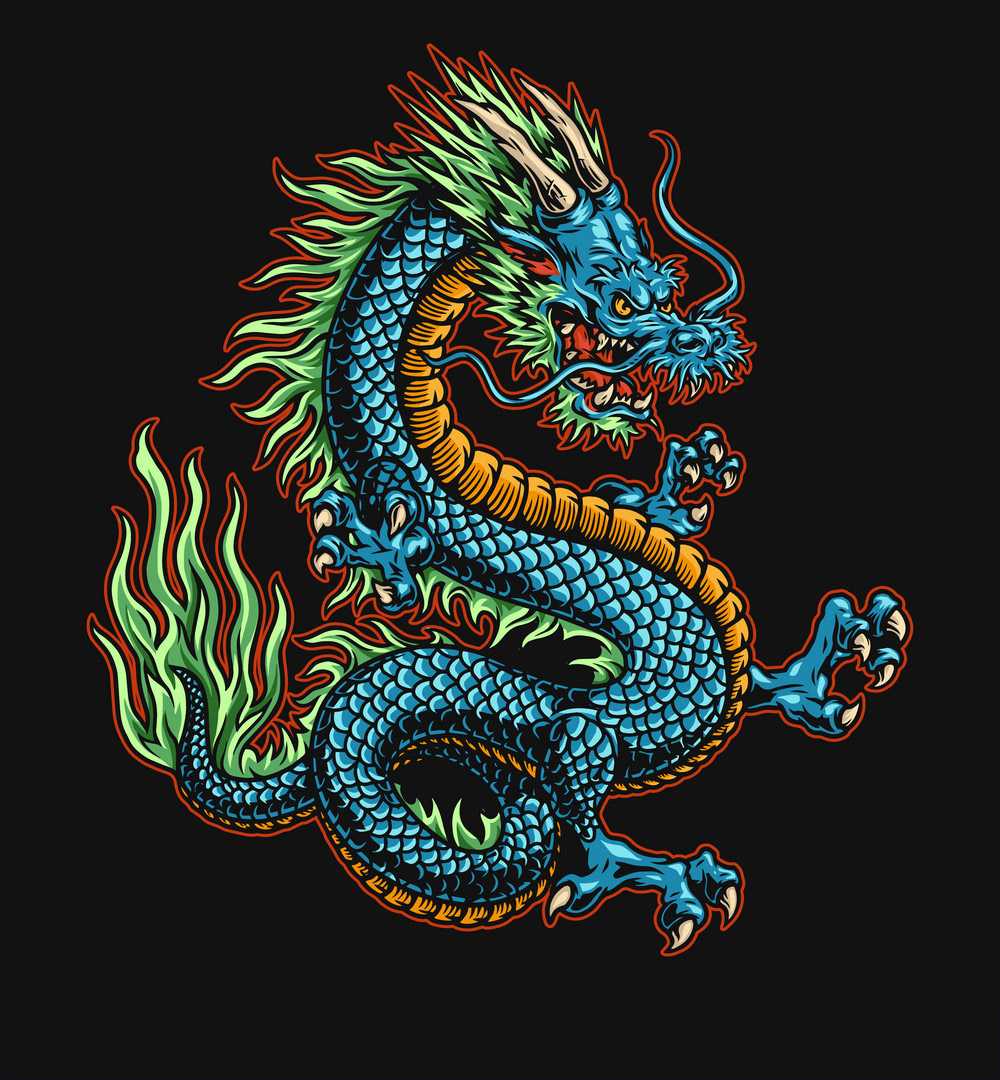 1000x1080 Japanese Dragon Wallpaper Free HD Wallpaper