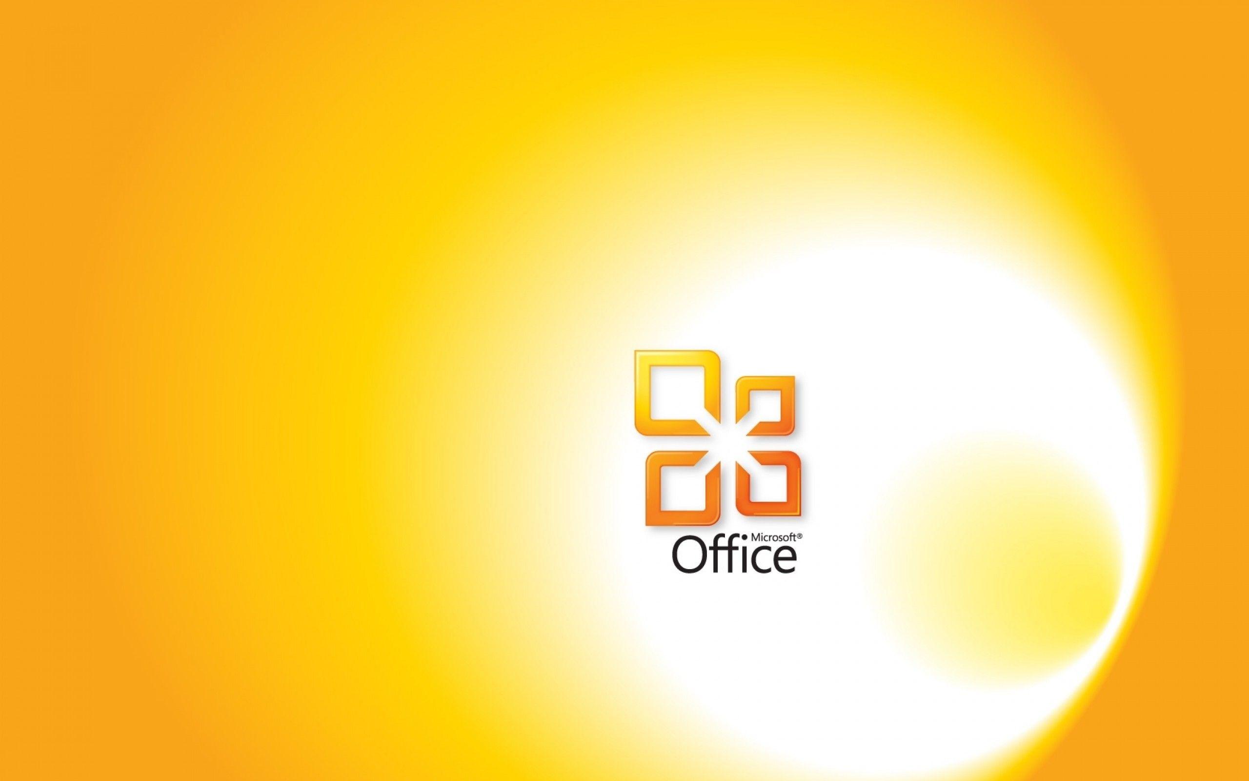 2560x1600 Microsoft Office Yellow Wallpaper