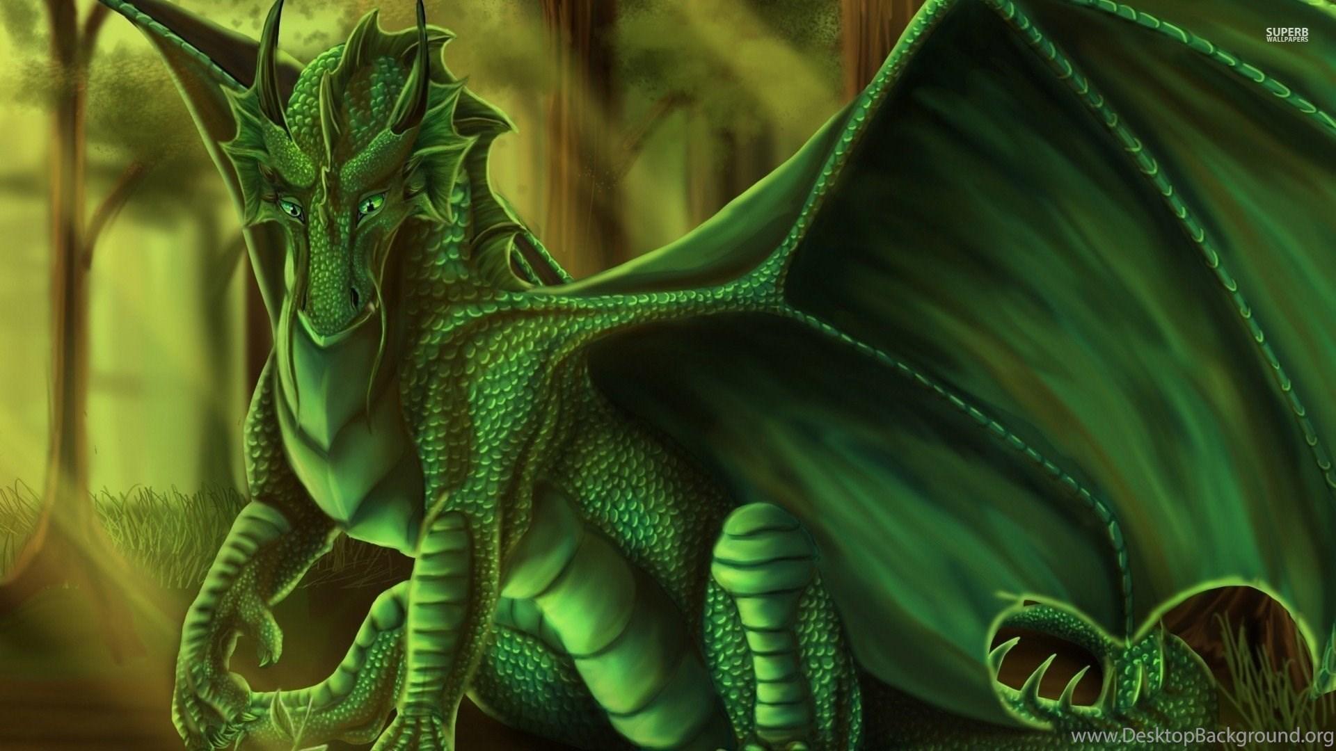 1920x1080 Green Dragon Wallpaper Fantasy Wallpaper Desktop Background