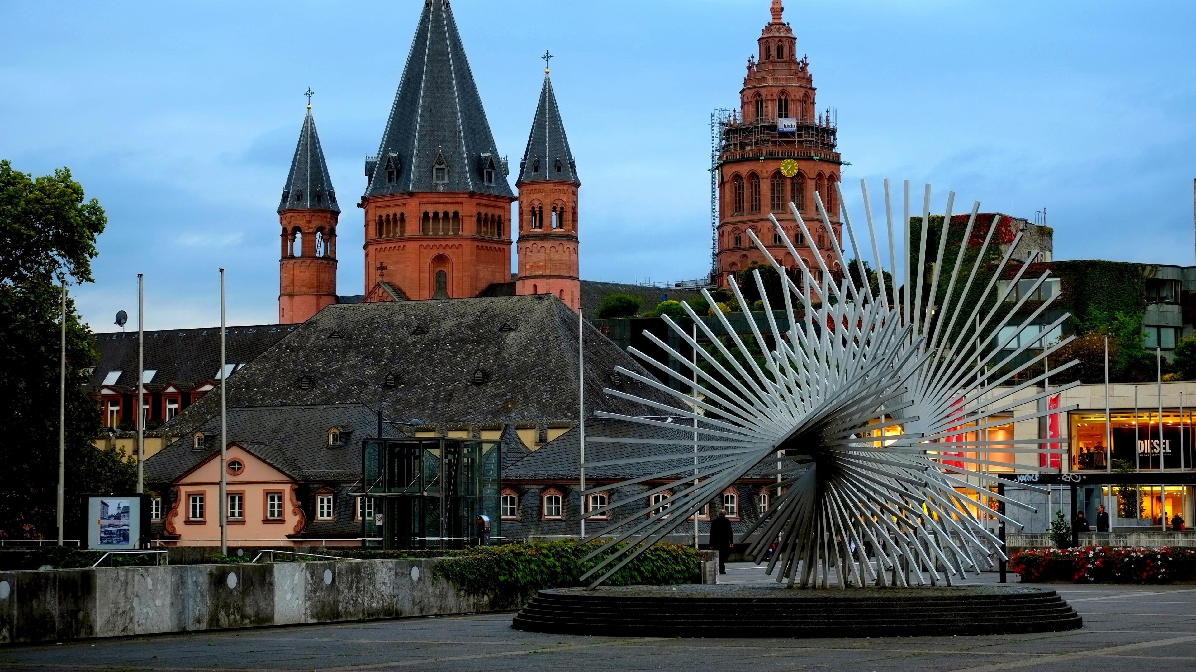 3840x2160 Wallpaper 4k mainz, germany, mainz cathedral 4k Wallpaper
