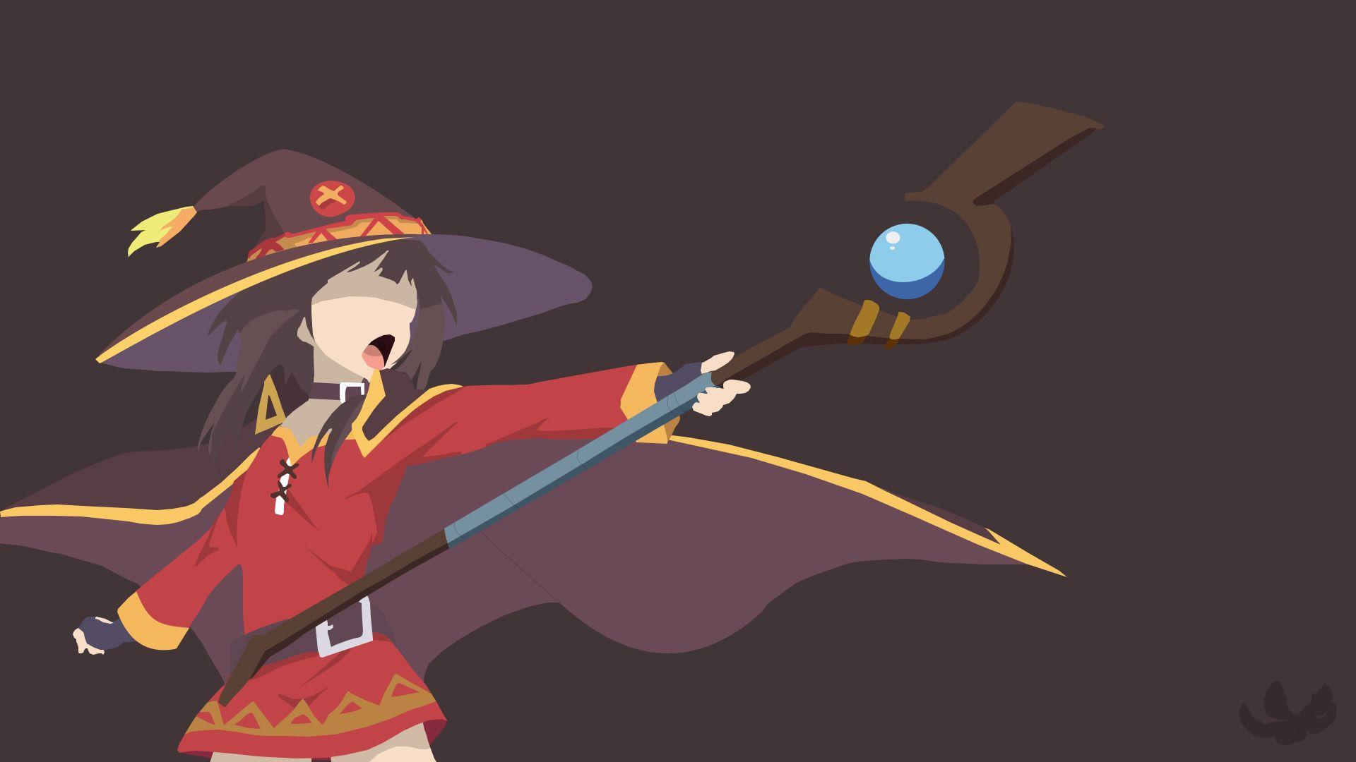 Megumin Minimalist Wallpapers - Top Free Megumin Minimalist Backgrounds