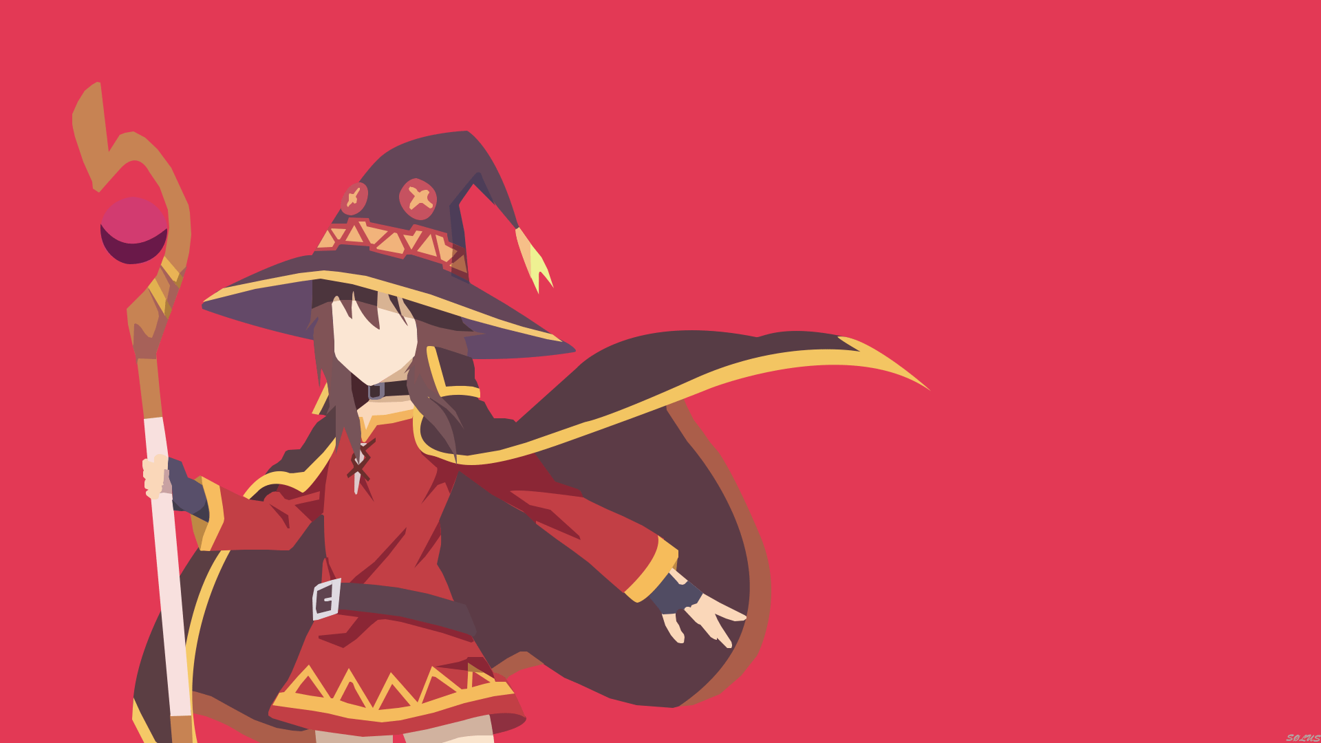 Megumin Minimalist Wallpapers - Top Free Megumin Minimalist Backgrounds