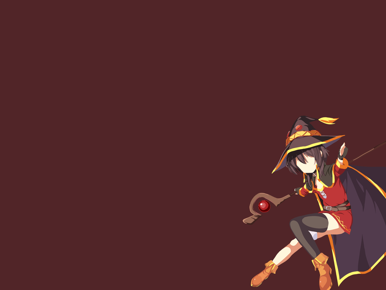 1280x960 Megumin Minimalist Wallpaper DXB ART street