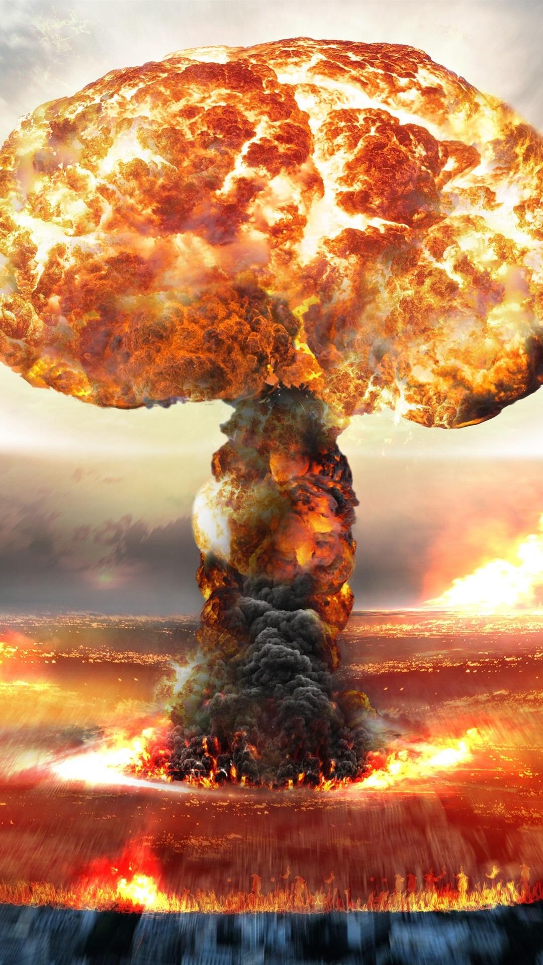 1080x1920 Nuclear Bomb Wallpaper